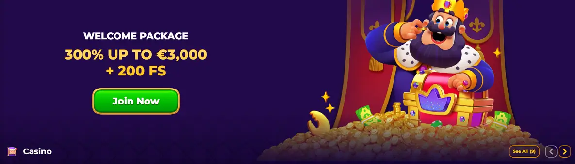 RoyalGame Hlavní menu